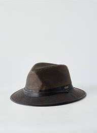 Chapeau bande anti-transpiration marron AUREGA homme