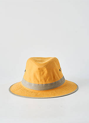 Chapeau tissage popeline jaune AUREGA homme