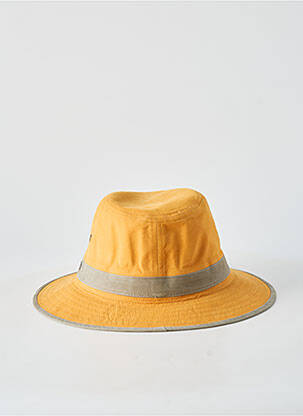 Chapeau bande anti-transpiration jaune AUREGA homme