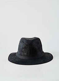 Chapeau tissage peau de pêche noir AUSSIE APPAREL homme
