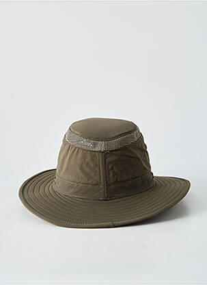 Chapeau fermeture elastique autour du cou vert AUREGA homme
