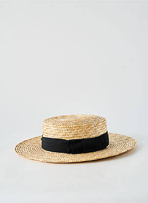 Chapeau bande anti-transpiration beige COUSTILLERES homme