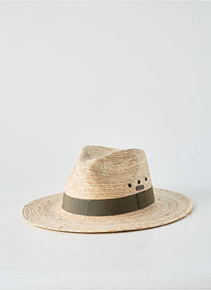 Chapeau bande anti-transpiration beige AUREGA homme