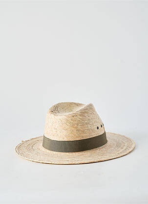 Chapeau bande anti-transpiration beige AUREGA homme