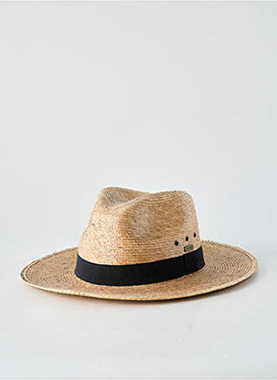 Chapeau forme chapeau paille beige AUREGA femme