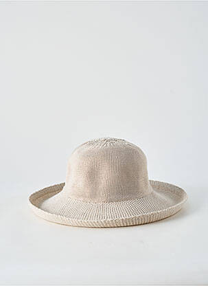Chapeau bande anti-transpiration beige fonce HOUSE OF ORD femme