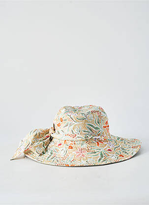 Chapeau tissage popeline beige TAFFA femme