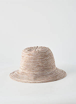Chapeau fermeture elastique autour du cou gris HOUSE OF ORD femme