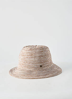Chapeau fermeture elastique autour du cou gris HOUSE OF ORD femme