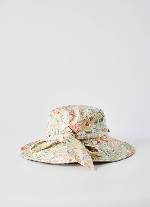 Chapeau tissage popeline beige TAFFA femme