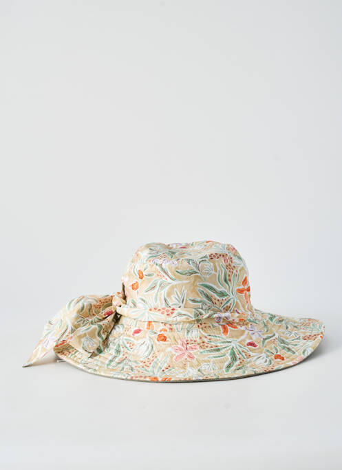 Chapeau tissage popeline beige TAFFA femme