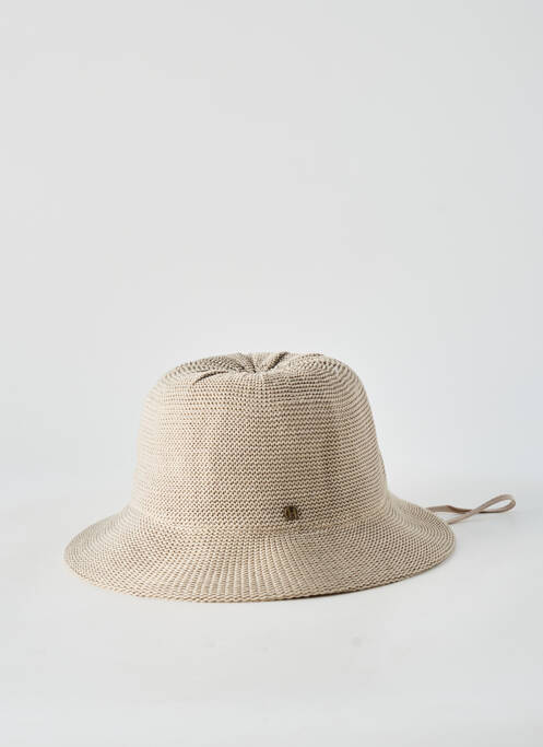 Chapeau fermeture elastique autour du cou vert HOUSE OF ORD femme