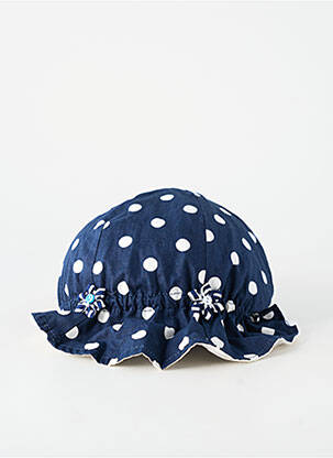 Chapeau maintien élastique bleu BOOT'SHOO fille