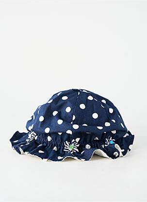 Chapeau maintien élastique bleu BOOT'SHOO fille
