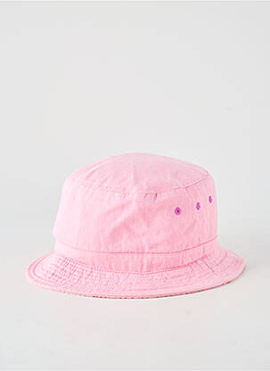 Chapeau tissage popeline rose ATLANTIS fille