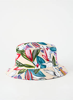 Chapeau tissage popeline beige HERMAN femme