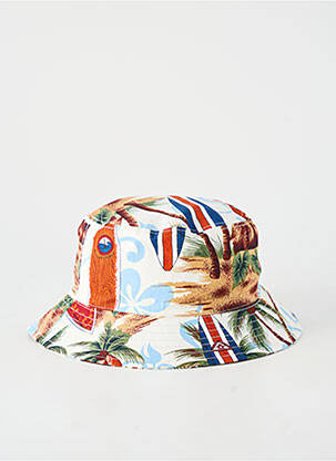 Chapeau forme bob bleu HERMAN homme