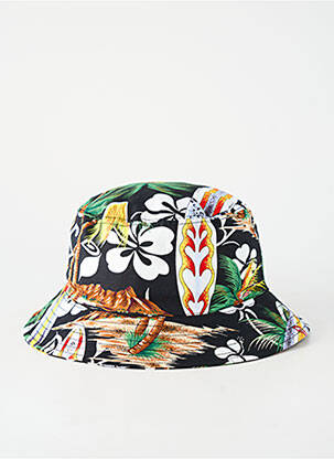Chapeau forme bob noir HERMAN homme