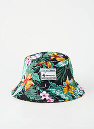 Chapeau tissage popeline vert HERMAN homme