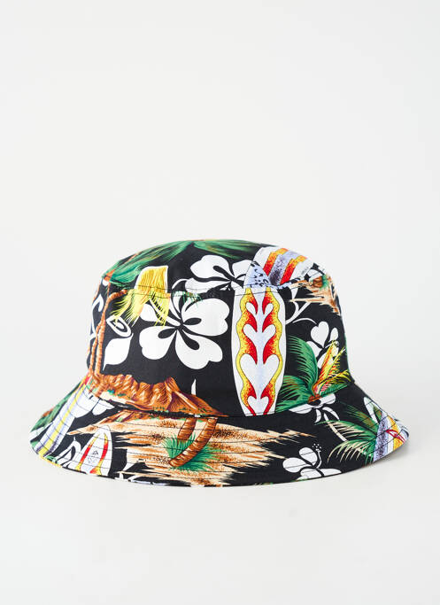 Chapeau imprimé fantaisie noir HERMAN homme