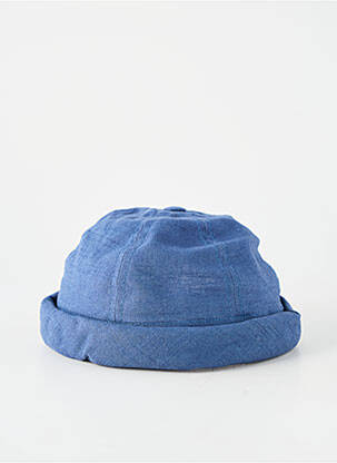 Chapeau tissage popeline bleu MTM homme