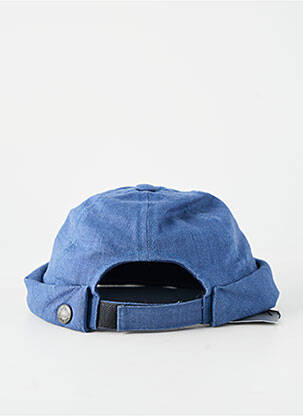 Chapeau tissage popeline bleu MTM homme