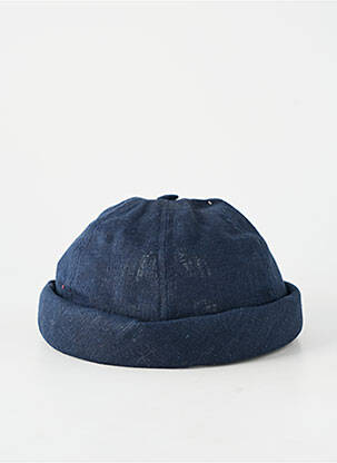Chapeau tissage popeline bleu fonce MTM homme