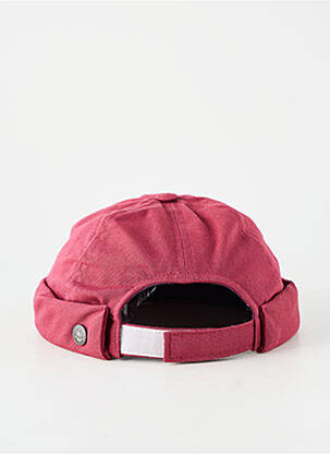 Chapeau tissage popeline rouge MTM homme