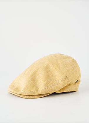 Casquette bande anti-transpiration jaune VIA LORENZO homme