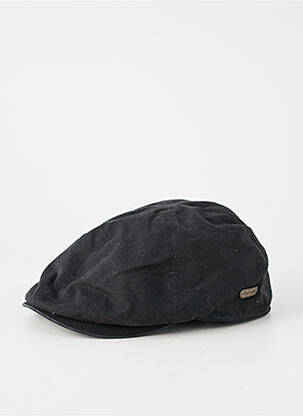 Casquette tissage popeline noir AUREGA homme