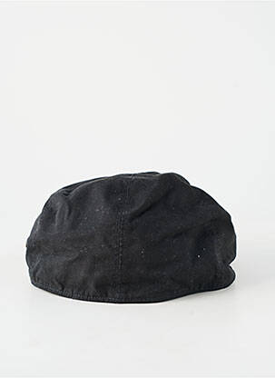 Casquette tissage popeline noir AUREGA homme
