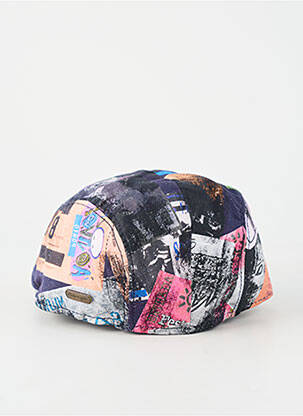 Casquette tissage popeline noir AUREGA homme