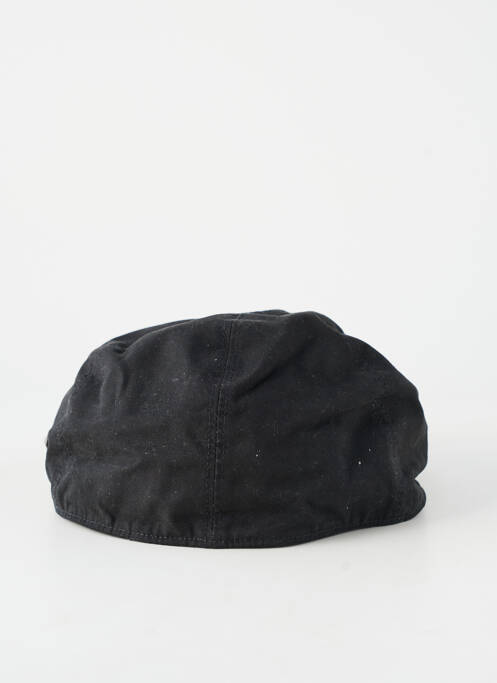 Casquette tissage popeline noir AUREGA homme