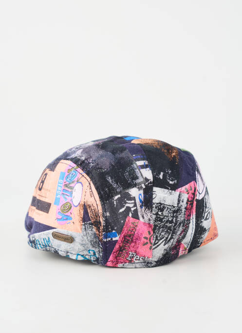 Casquette tissage popeline noir AUREGA homme