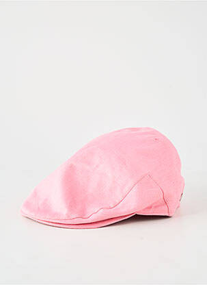 Casquette tissage popeline rose VIA LORENZO homme