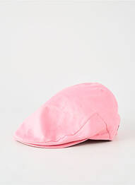 Casquette tissage popeline rose VIA LORENZO homme