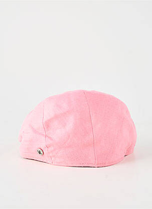Casquette tissage popeline rose VIA LORENZO homme