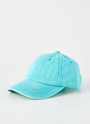 Casquette tissage popeline bleu VIA LORENZO homme