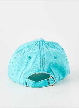 Casquette tissage popeline bleu VIA LORENZO homme