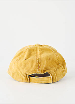 Casquette fermeture scratch jaune MTM homme
