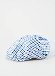 Casquette imprimé carreaux bleu HERMAN garcon