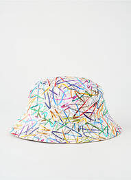 Chapeau tissage popeline blanc MTM homme