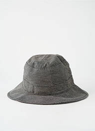 Chapeau forme bob gris TAFFTA homme