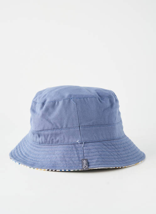 Chapeau imprimé rayures blanc MTM homme