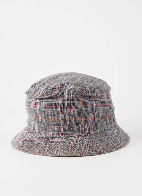 Chapeau tissage popeline gris GRACE HATS femme
