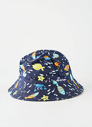 Chapeau imprimé animal bleu HERMAN garçon