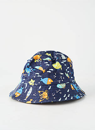 Chapeau imprimé animal bleu HERMAN garçon