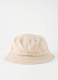 Chapeau tissage popeline beige ATLANTIS homme