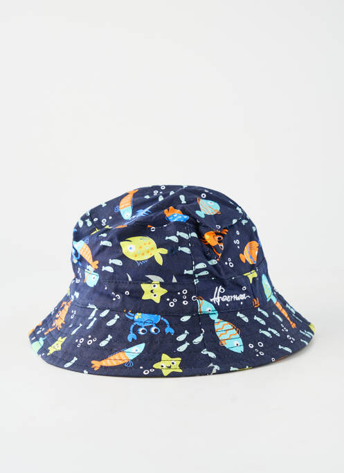 Chapeau tissage popeline bleu HERMAN garcon