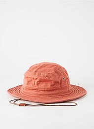 Chapeau tissage popeline rouge MTM homme